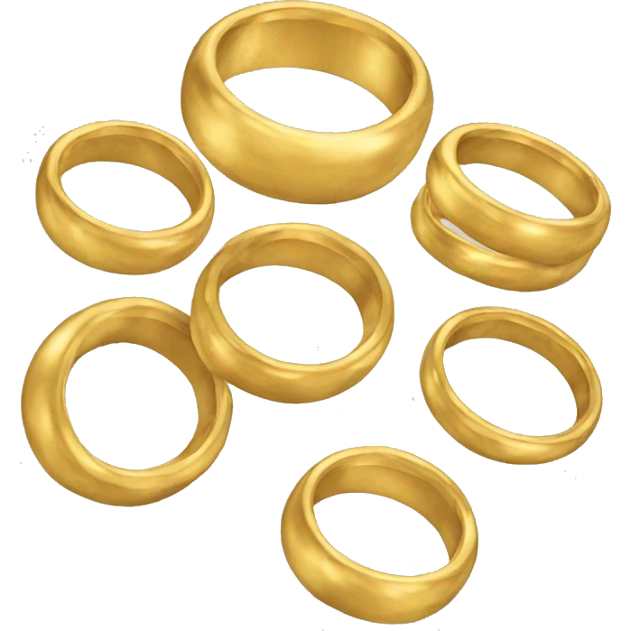 5 gold rings emoji