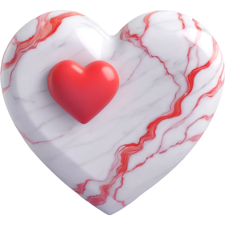marble heart emoji