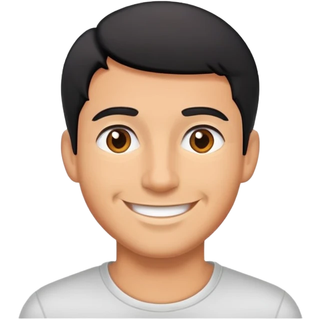 Smiling man emoji
