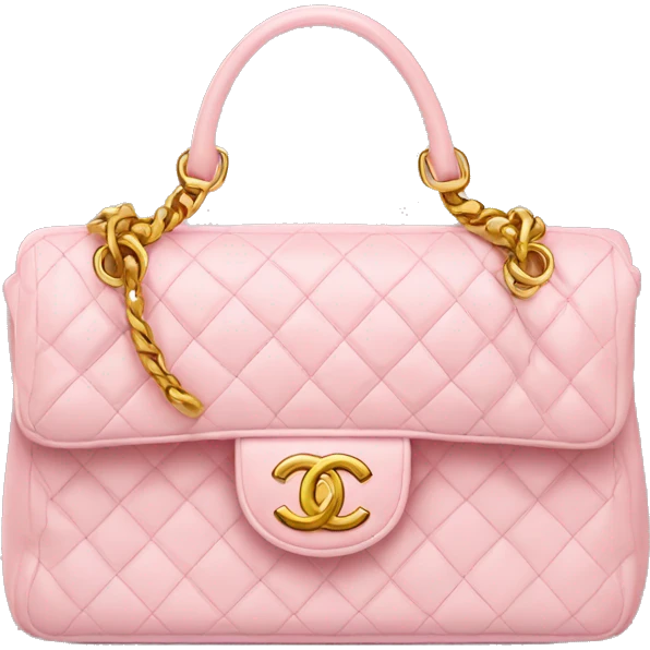 Light pink Chanel bag emoji