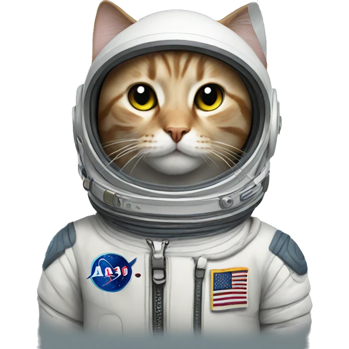 a cat with a spacesuit  emoji
