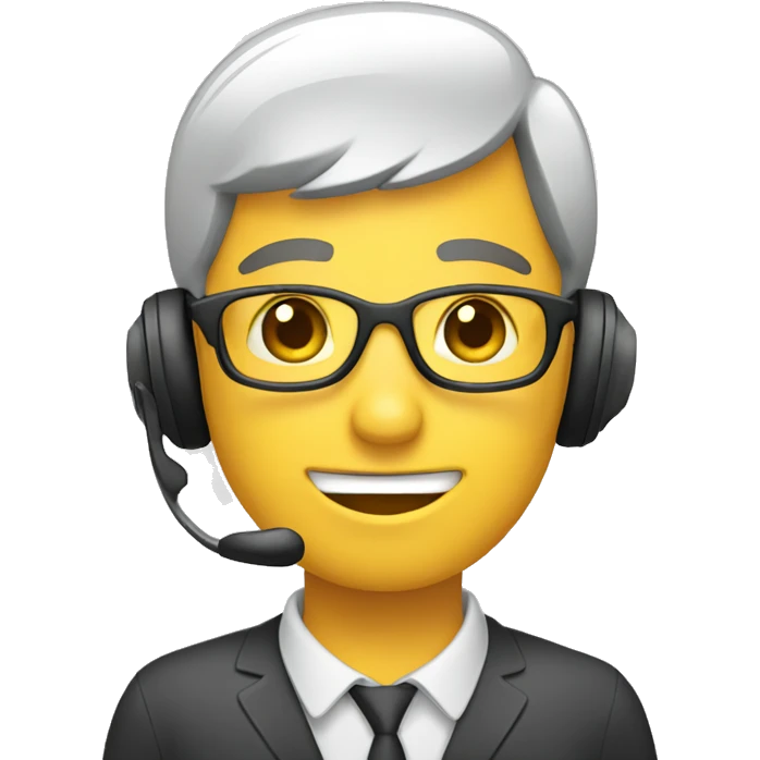 a call center emoji