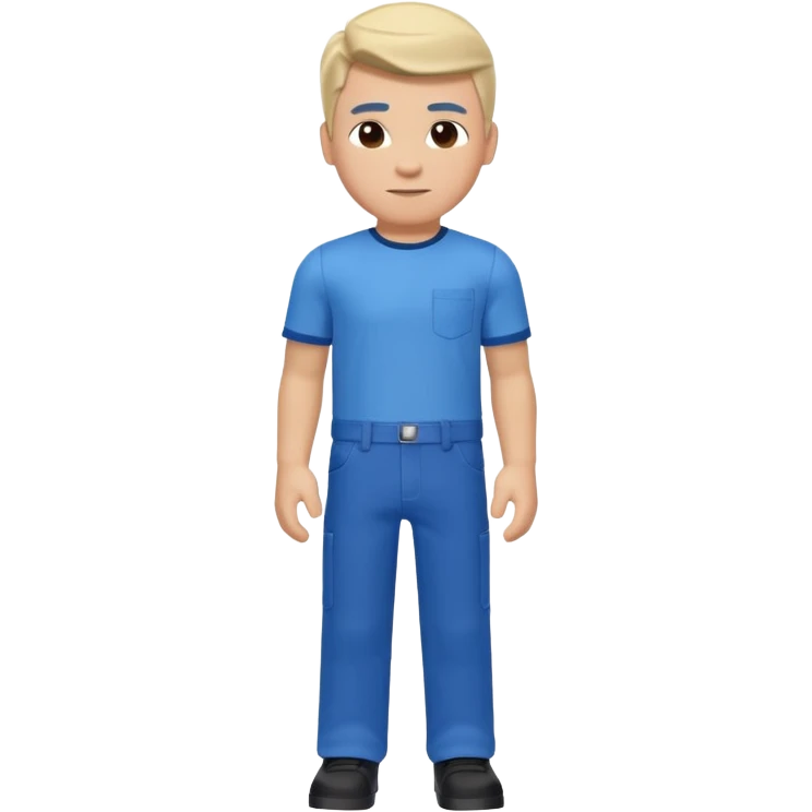 blue Roblox photo emoji