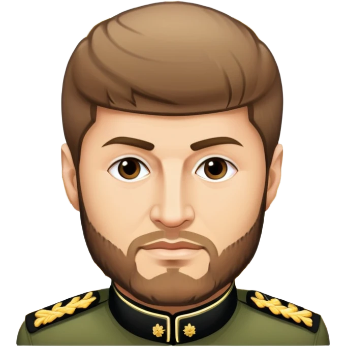 Сделай эмодзи Адама Кадырова с сотней медалей emoji