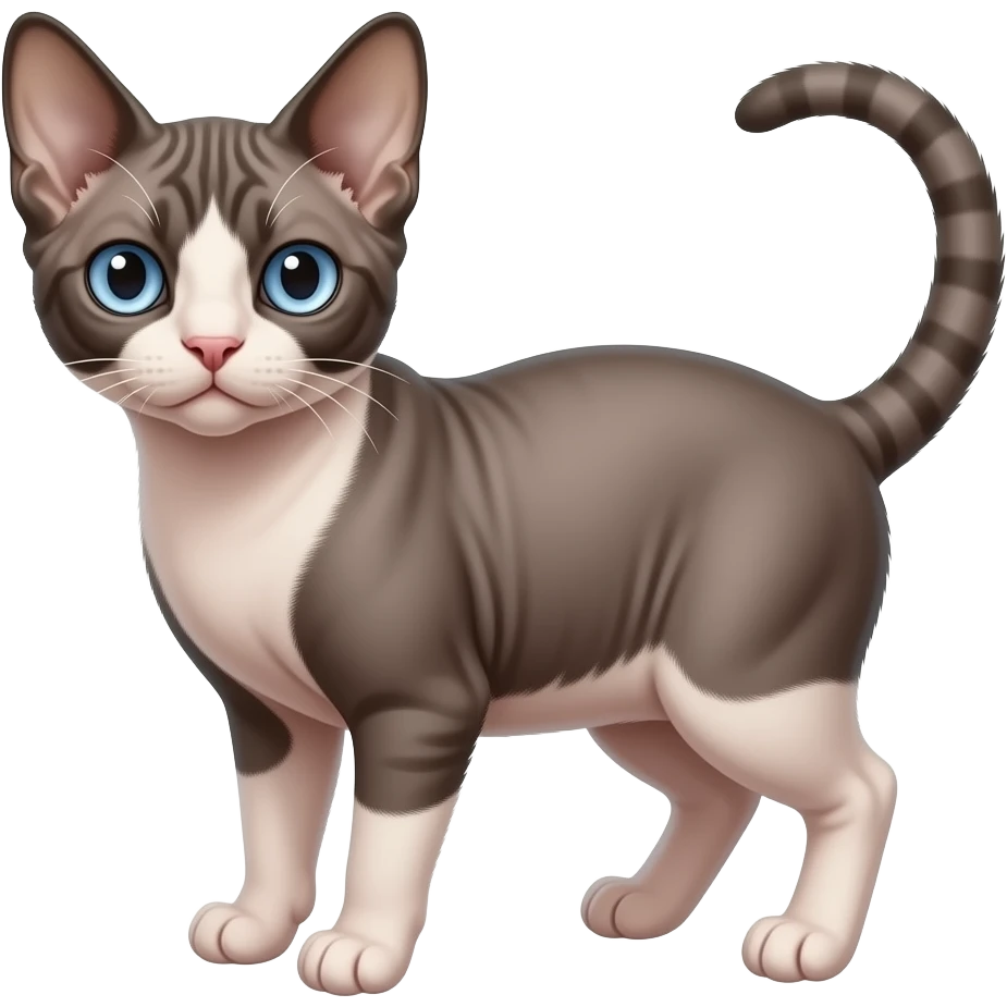 Oriental-Bambino-Scottish-Fold-Devon-Rex-Munchkin-Hybrid emoji