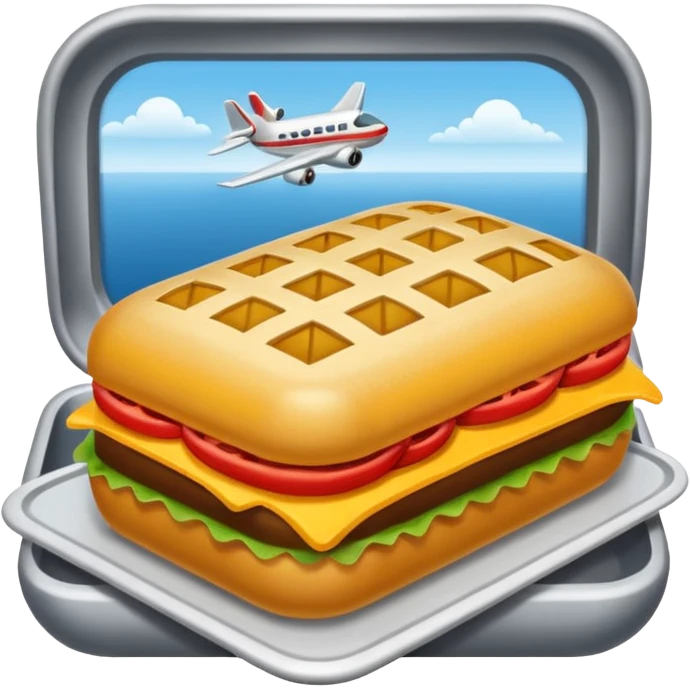 plane food emoji