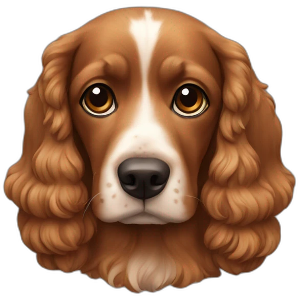 Cocker brown emoji