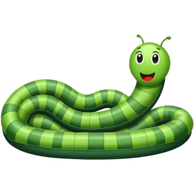 Worm on a trampoline  emoji