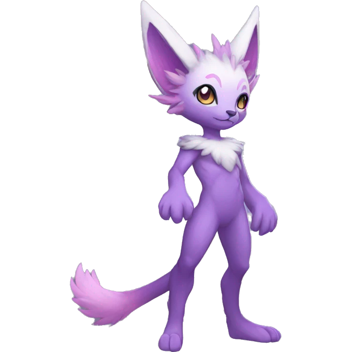 Anthro Sona-Fakemon Nebula Full Body emoji