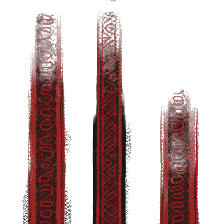 Long sleeve red and black tatreez stitching dress emoji