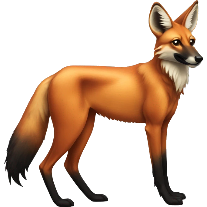 Maned wolf emoji