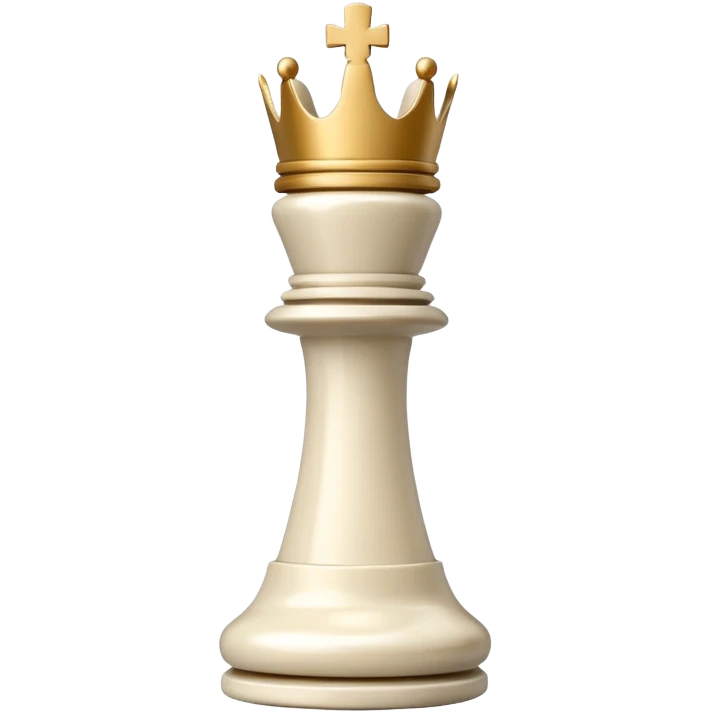 white king plastic chess pieces emoji
