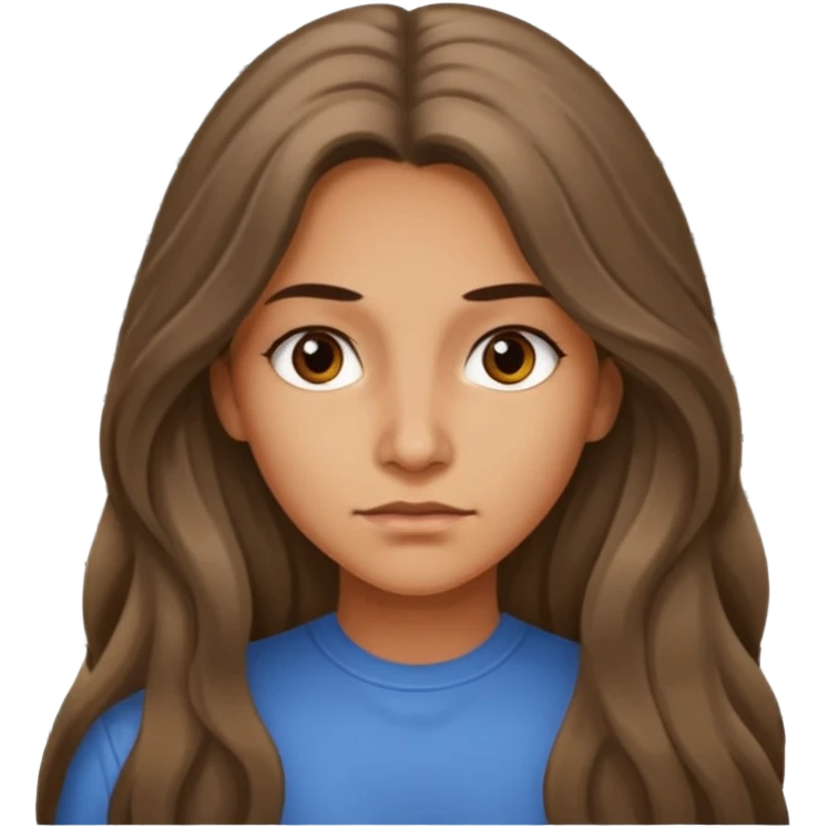 Long haired Woman on a mug shot emoji