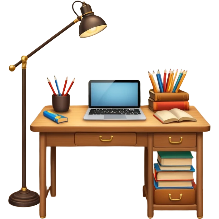 Simple Student Desk emoji