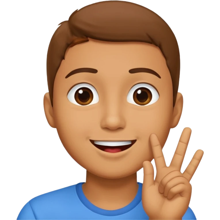 i want dudu to send a kiss with his left hand emoji