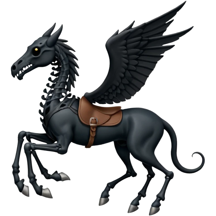 Harry potter thestral saddle emoji