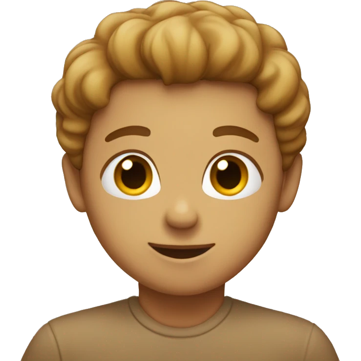 light brown heart emoji