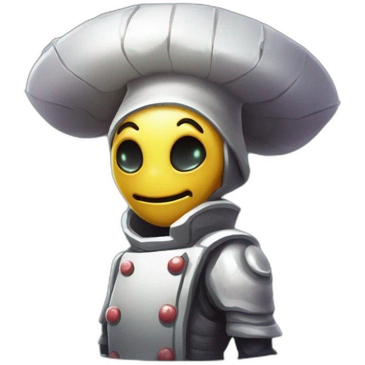 alien chef scifi roguelike rpg style inspired by slay the spire digital art emoji