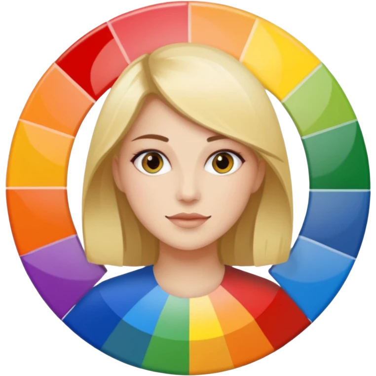 graphic designer , color wheel, emoji