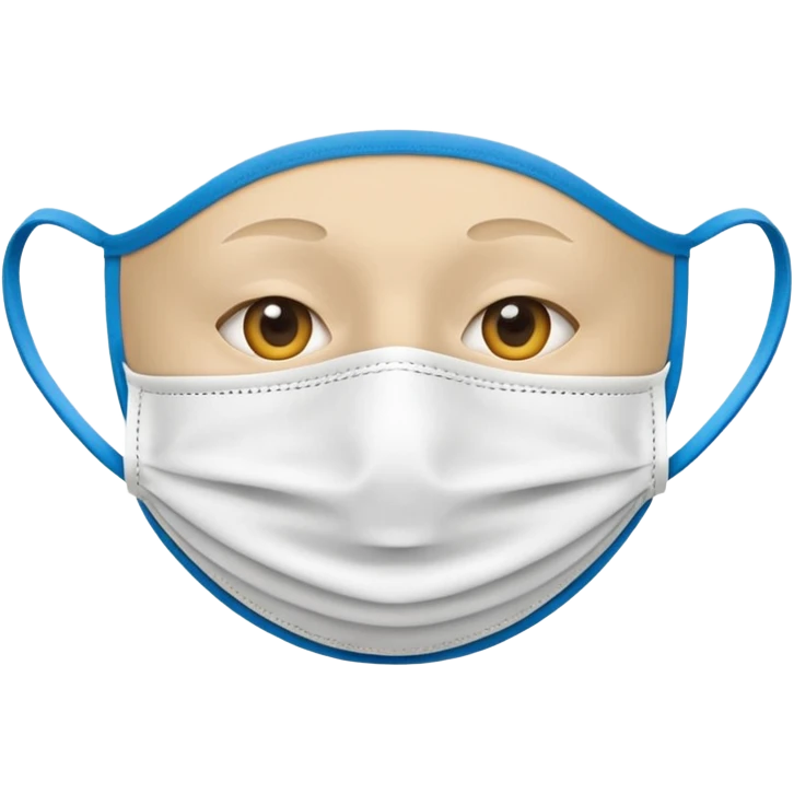 Mouth mask no face emoji