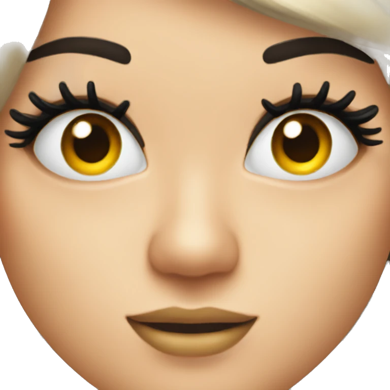 False eyelashes emoji