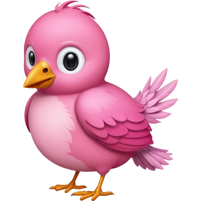 pink bird emoji