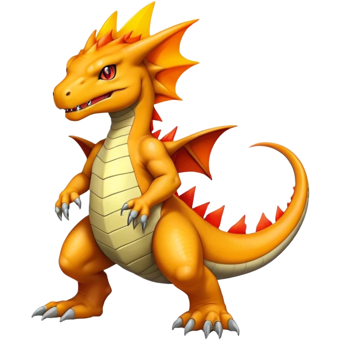  Cool Edgy Shiny Futuristic Ethereal Legendary Greymon-Digimon-Charizard-Agumon-Charmeleon-Reptile full body emoji