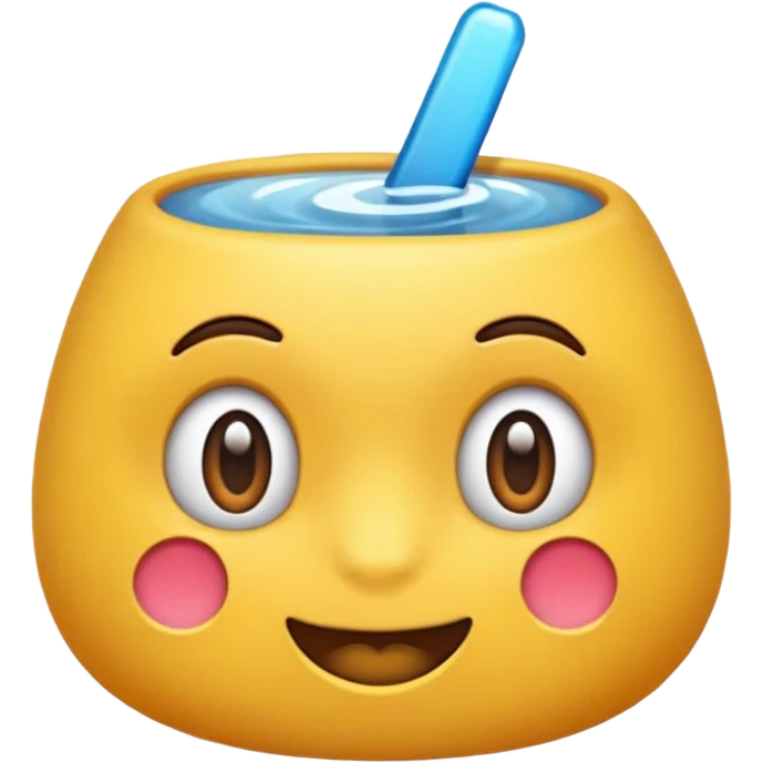 чашка чая с цветами и листьями на фоне emoji