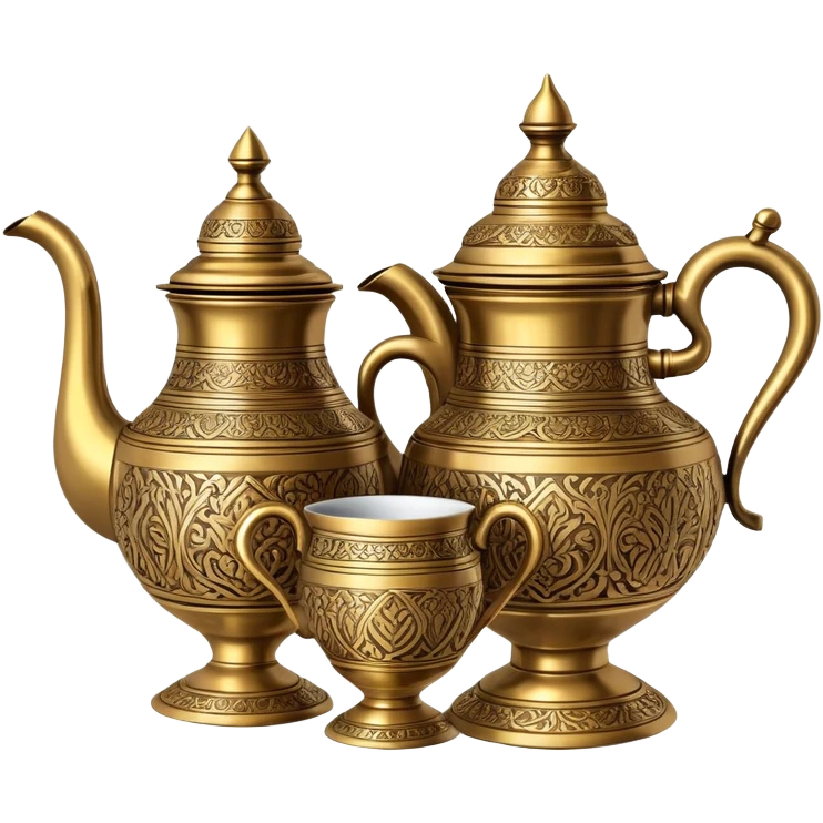 Samovar tea set from Dagestan emoji