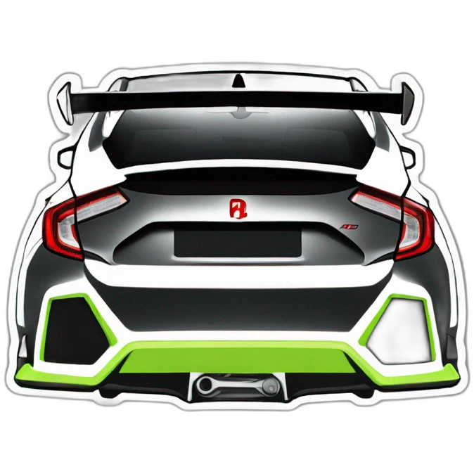 Civic Type R rear view emoji