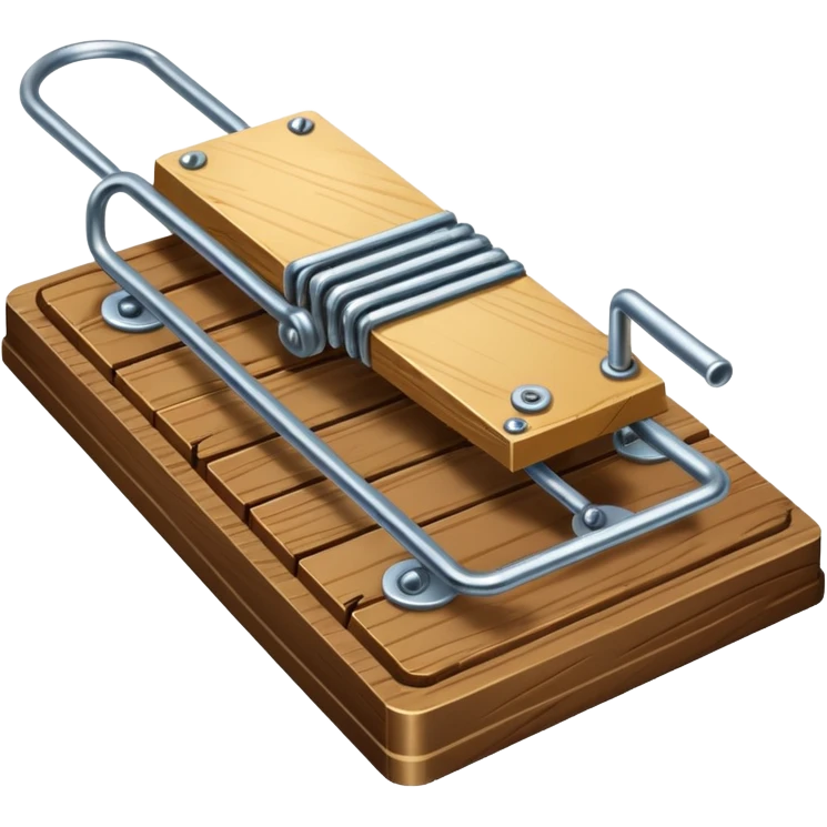 Classic Mouse trap emoji