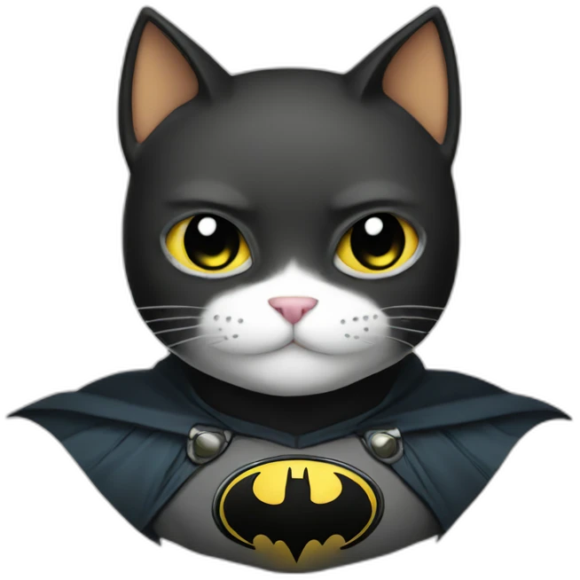 Batman cat emoji