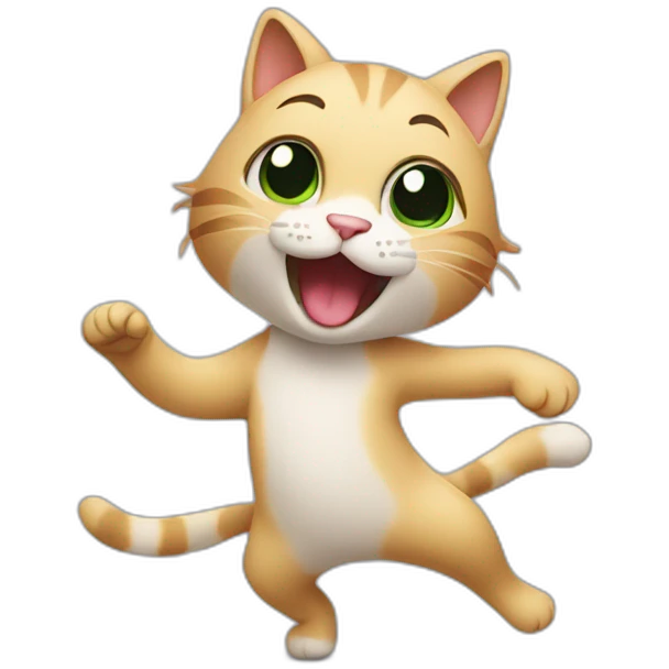 cat dancing emoji