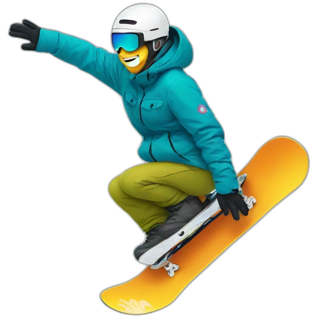Snowboard emoji