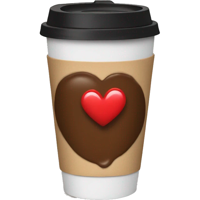coffee with a heart  emoji