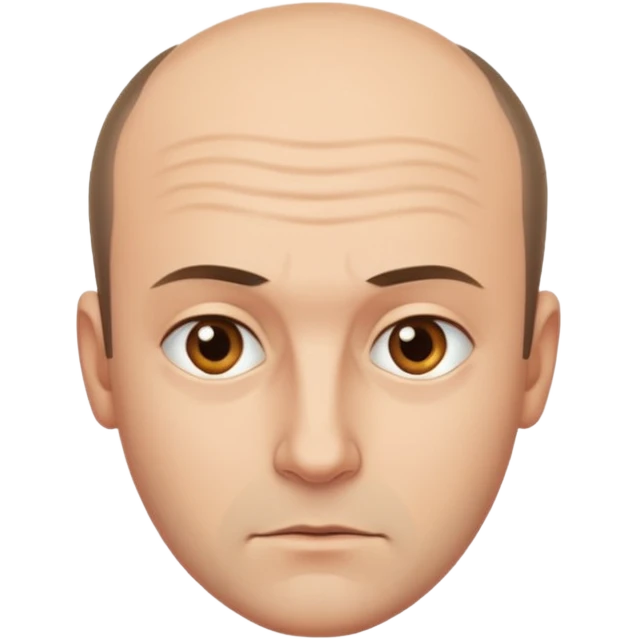 a man with a receding hairline emoji