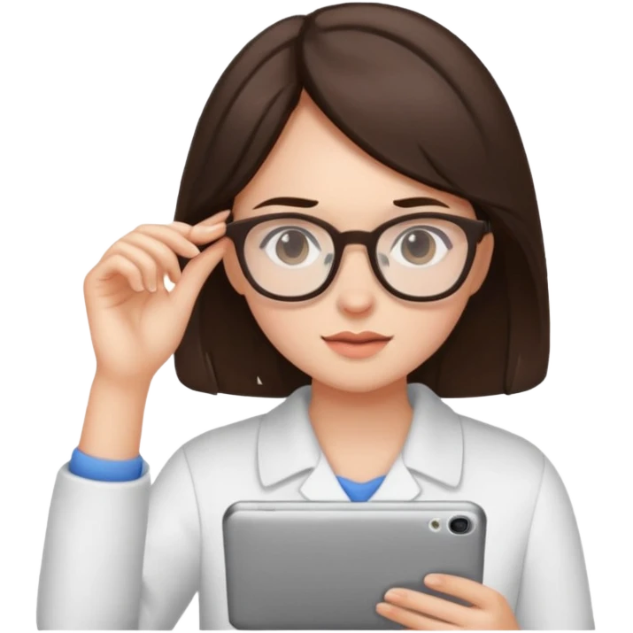 the daily routine of a brunette girl emoji