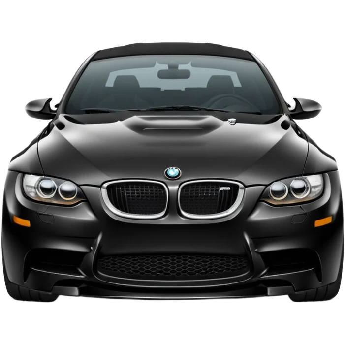 black bmw m3 emoji