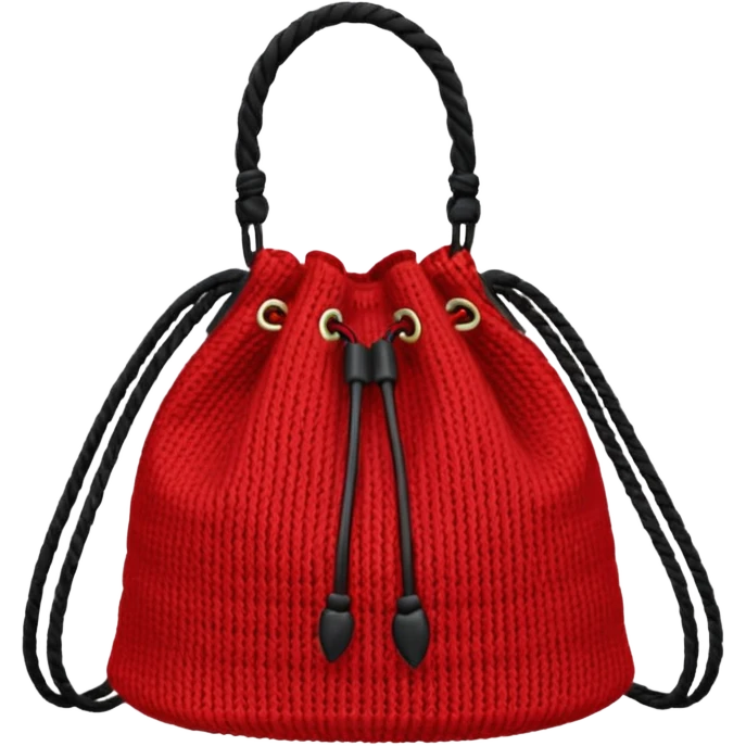 red Knitted Bag emoji