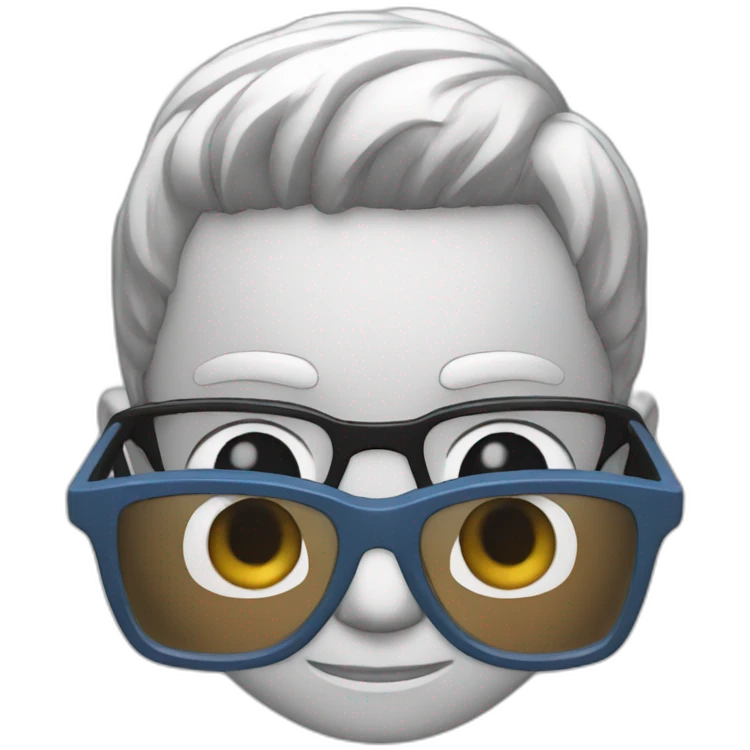 hige megane emoji