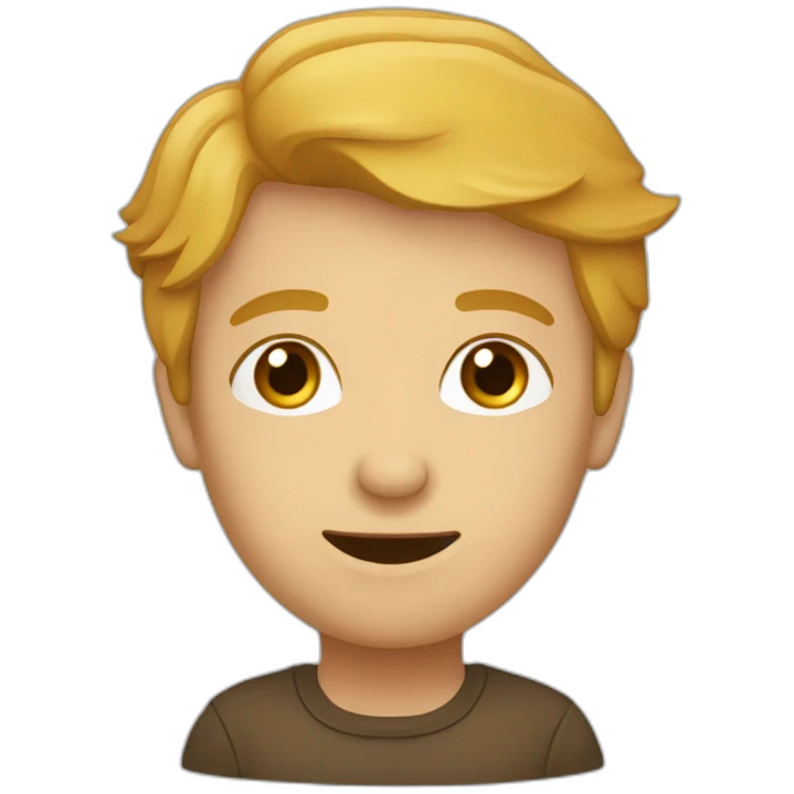 une personne qui imite quelqu'un d'autre emoji