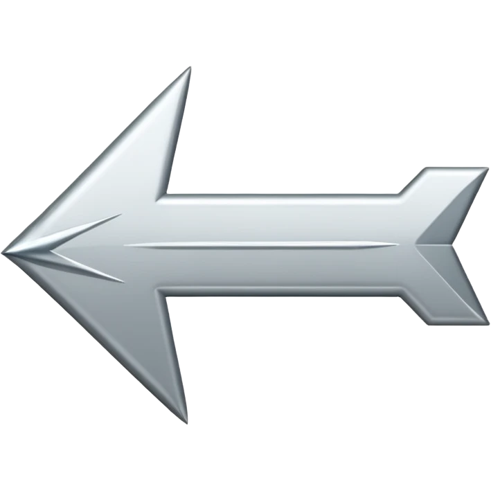 white arrow emoji