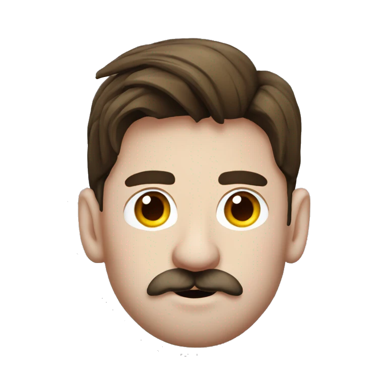 Leo messi con bigote emoji