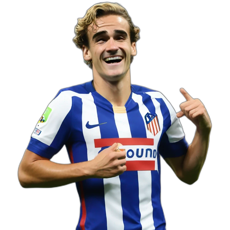 Griezmann qui célèbre emoji