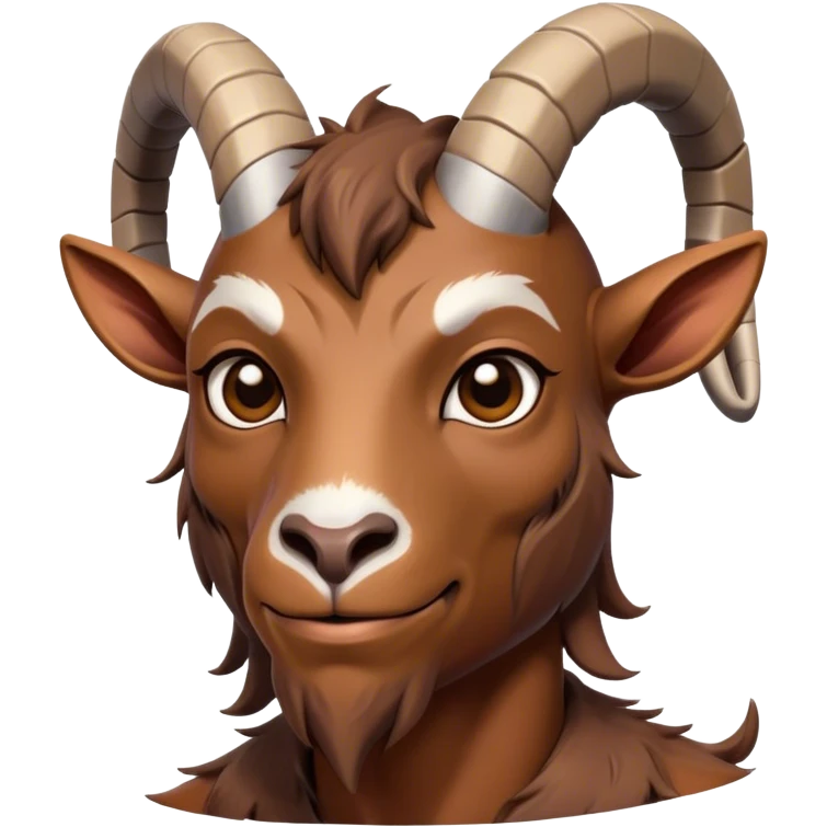 Futuristic Goat(Ram) man 2/3 veiw emoji