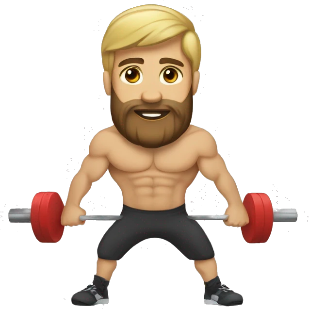 Levantando una quepler de crossfit emoji
