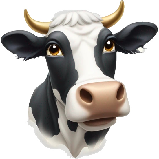 Holy cow with halo emoji