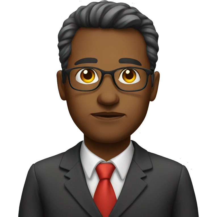 Teacher looking serious emoji