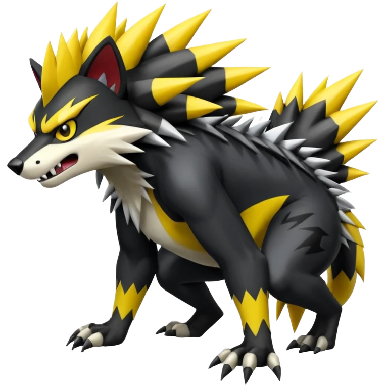 Obstagoon-Zeraora-fusion  emoji