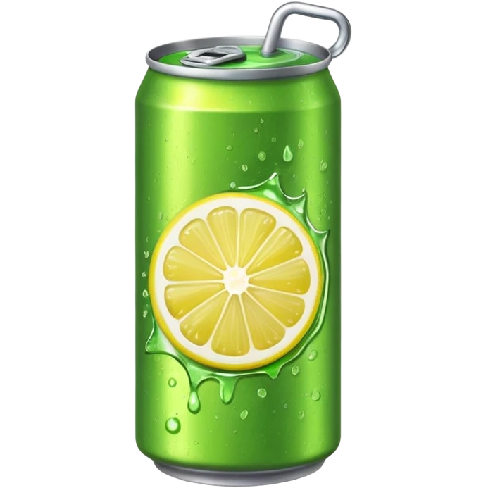 energy drink green tea and lemon emoji